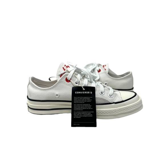COPY - Converse Chuck 70 OX Sneakers Low Casual White Canvas Skate Shoes Women … - Picture 3 of 10